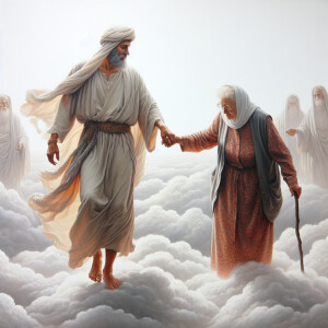 Create a hyper-realistic acrylic painting of Jesusas in the styl...