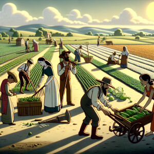 make a video of sharecroppers