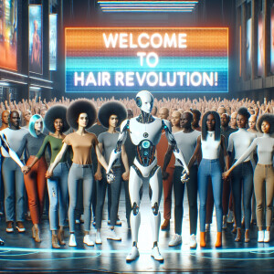 A community of beauty and barber industry professionals holding...