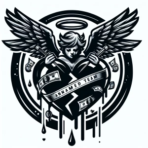 Create 10 
Circular logos for 'FUCK LOVE KREW' with  black, brok...