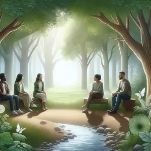 Craft a prompt that conveys the feeling of an empathetic and non...