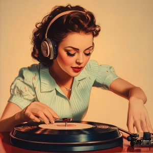 Easy Listening Music Album Cover
