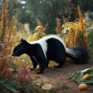 Skunk spraying