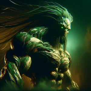 ""Hulk""created in the style of Yautja's (Hunter Predator),ultra...