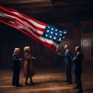 DONALD TRUMP, HILLARY CLINTON, BARACK OBAMA, JOE BIDEN AND KAMAL...