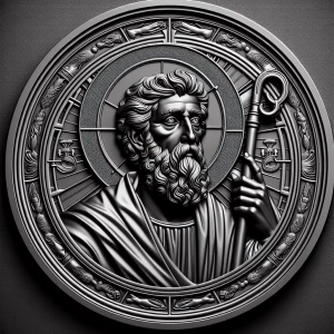 Design a high-contrast grayscale 3d bas relief of jesus is king,...