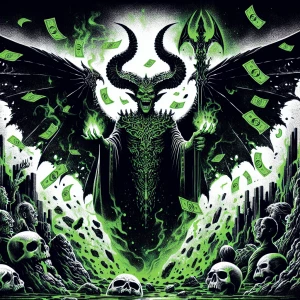 Reds, blues. Dripping style art like on an acid trip like theme,...