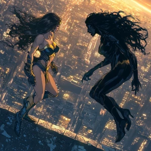 In a powerful tableau that captures the eternal struggle between...