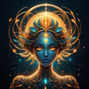 A whimsically glowing Nymph-Orb, radiating with ethereal beauty...