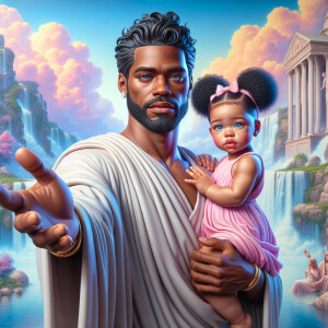 Create a 3D realistic artwork featuring the phrase 'Jesus Saves'...