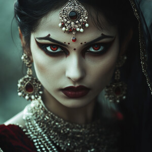 Indian woman vampire underworld style