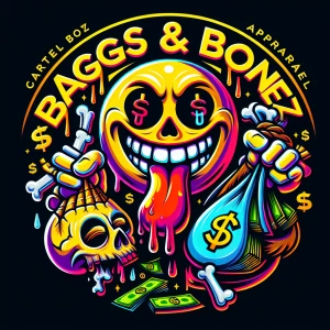 Design a highly intricate and comic like vivid circular logo fea...