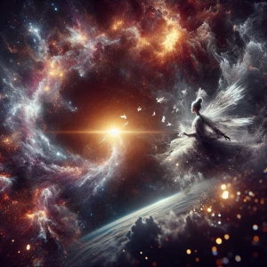 supernova,celestial sensual female, ultra-detailed, ultra-realis...