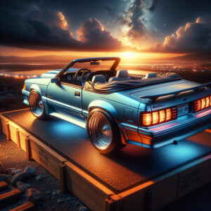 1992 Ford mustang 5.0 ,convertible ,creamy sky blue metallic ind...