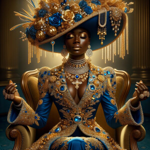 Create an illustration that embodies spirituality and a deep con...