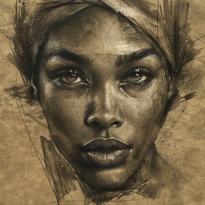 Afrocentric mixed ethnicity woman, human beauty, characteristic...