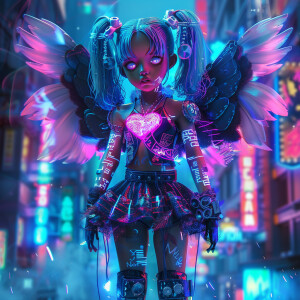 A high-resolution, cinematic graphic art piece featuring a Heart...