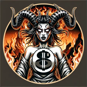 Create an circular 8K logo ultra-high-resolution artwork portray...