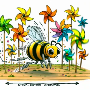 stop the worker bee movement; with pinwheels