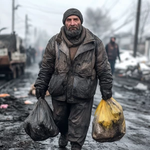 Сделай гиперреаличтичное фото: Человек в костюме пикачу на площа...