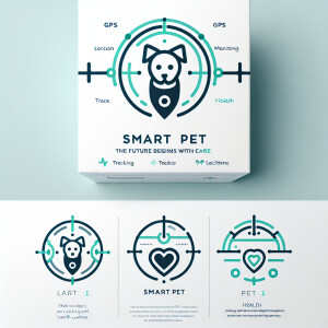 Design a minimalist logo for 'SmartPet', a company focused on fu...