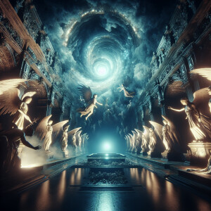 Angels meet you where you are , ultra-detailed, ultra-realistic,...