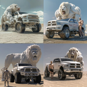 Character Design Jerry The White Man-Lion Hybrid With Extra Extr...