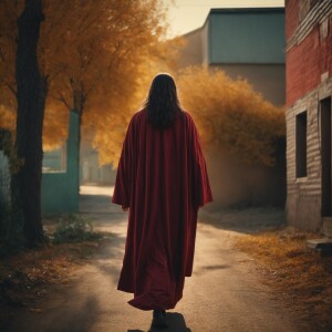 Imagine Jesus walking towards you, his hand outstretched, inviti...