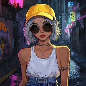young, rebellious gta-style character. The character should have...