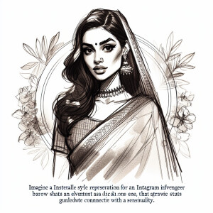 Develop a character profile for an Indian female Instagram influ...