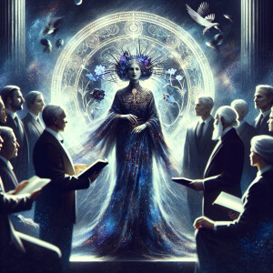 The queen has entered the court the ancient dark feminine Lilith...