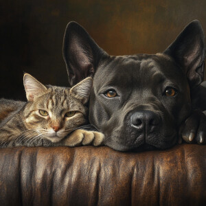 Dog and cat