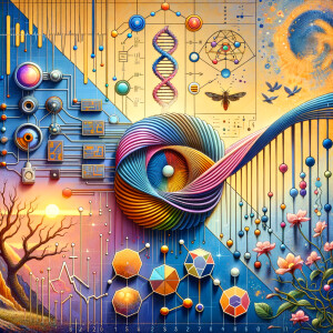 The golden ratio, Minimalist art Circuit, boards, circuitry, diagrams Cellular structures, DNA, circuit boards, colorful wires,  asian and Egyptian  graffiti, lie detector graphs, cardio, printout , branches infinity sign, cave, Art, handprints, distant birds flying, flowering vines, abstract gestural painting, dna