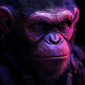 A New planet of the Apes theme 3DCHARACTER 8K super detail 3D ha...