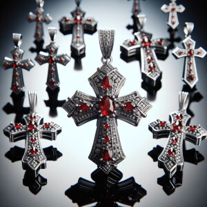 Explore our exquisite collection of sterling silver cross pendan...