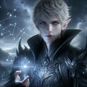 Caranthir-Ar-Fieniel from the Witcher uses magic to alter the st...