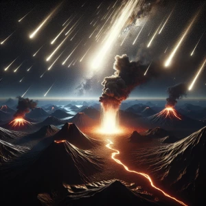 ☄️🌋,high poly effects