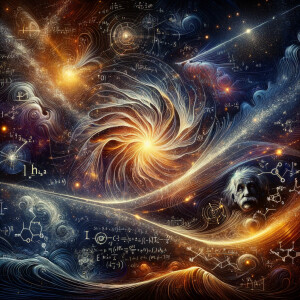 Space time, continuum, solar energy, squiggly, lines, Einstein,...