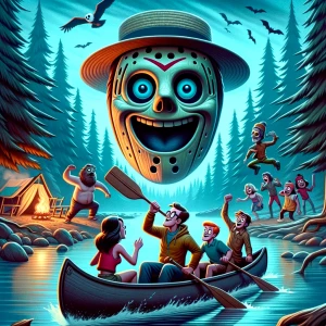A stylized animated forest where everything looks cheerful — unt...
