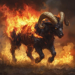 Aries: The Inferno Charger**  
A tempest of flame and fury, this...