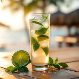 Ultra-photorealistic high-end DSLR photograph of an ice-cold moj...