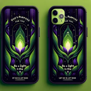 Create a background for iPhone 12 with a lively and exotic lime...