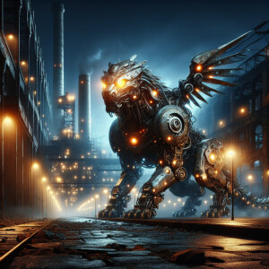 In the shadows of a crumbling industrial city, a nocturnal diese...