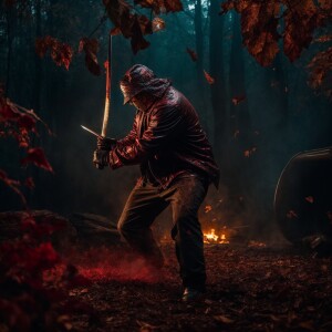 Jason Voorhees fighting FreddyKrueger, 8k resolution, masterpiec...