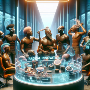 Illustrate a scene of people coming together, embodying communit...