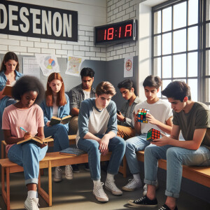 Teen detention for 1 hour