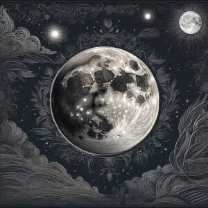 Moon and sun