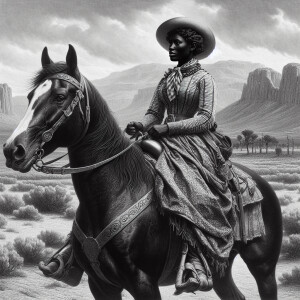 An  9:16 vertical hyper realistic antique western portrait of a...