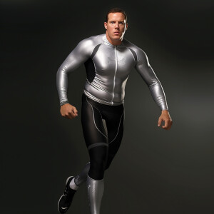 Create a hyper-realistic fully anatomical correct male body port...