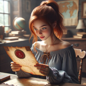 A girl name , Kerrie receives a mysterious letter inviting her t...